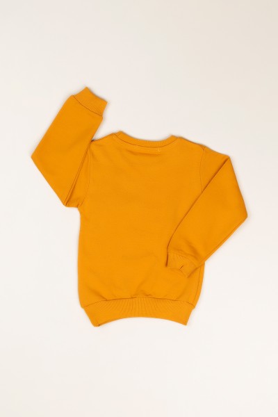 Hardal İçi Şardonlu Long Baskılı Erkek Çocuk Sweat 81167