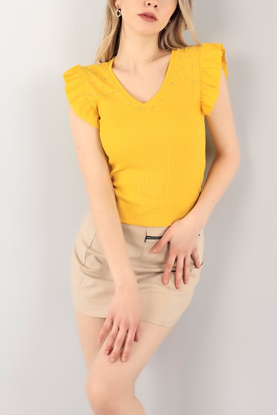 hardal-inci-islemeli-kol-firfirli-bluz-106374