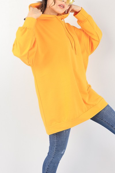 Hardal Kapüşonlu Sweat Tunik 87918