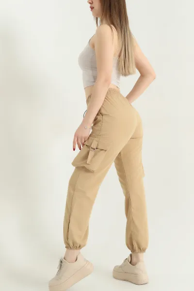 Hardal Soft Kumaş Jogger Bayan Pantolon 338106