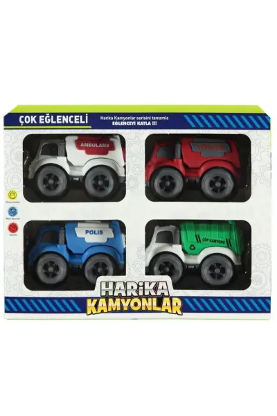 Harika Kamyonlar 4lü Set 310880