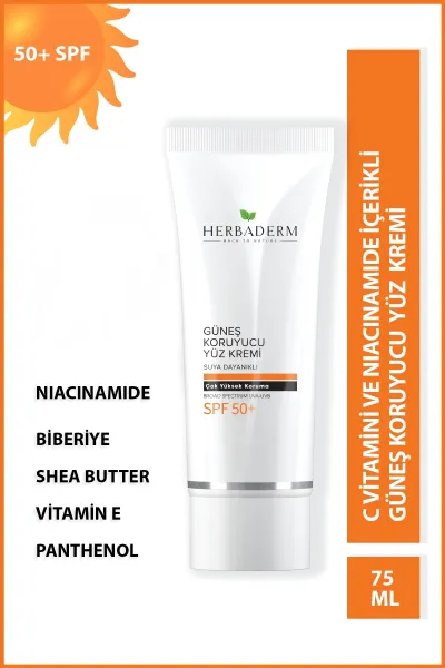 Herbaderm 50+ Spf Yuz Kremi 75 Ml 280223