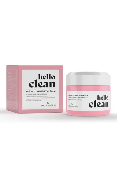 Herbaderm Hello Clean Kuru Ve Hassas Ciltler İçin Yağ Bazlı Makyaj Temizleyici 280213