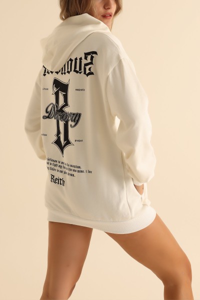 İki İp Kapüşonlu Bayan Sweat 199614