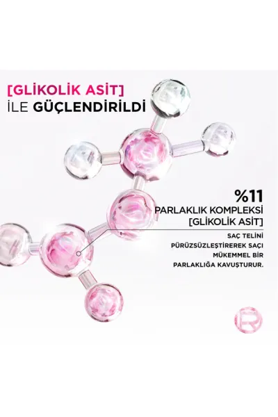 Elseve Glycolic Gloss Mükemmel Parlaklık için Pürüzsüzleştirici Saç Kremi 150ml 260142