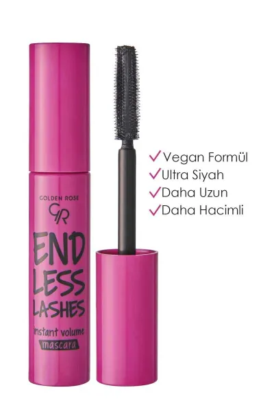 Endless Lashes Mascara - Black - Kıvrım Veren Maskara 252019