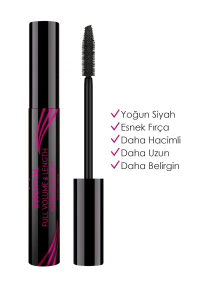 Essential Full Volume & Lenght Mascara - Intense Black - Hacim Veren Maskara 252039