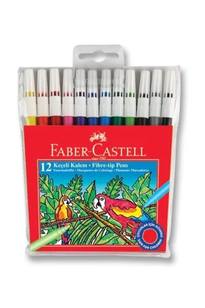 Faber Castell 12 Renk Keçeli Kalem 273631