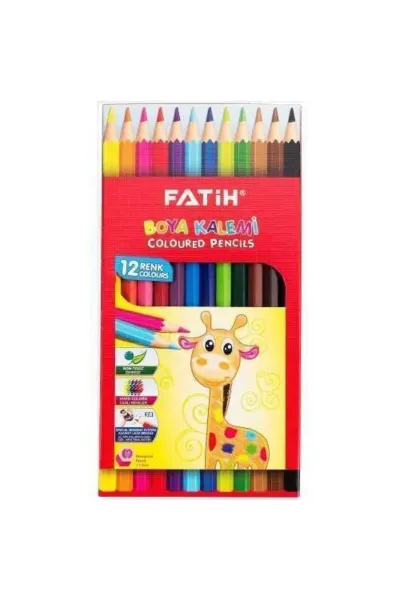 Fatih Kuru Boya Kalemi 12 Renk 274007