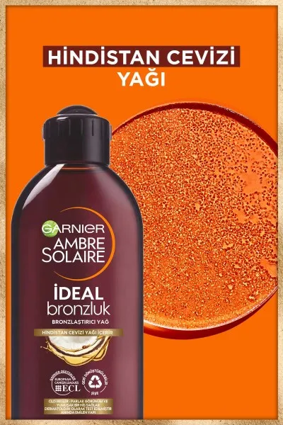 Garnier Ambre Solaire İdeal Bronzluk Bronzlaştırıcı Yağ 200 ml 260435