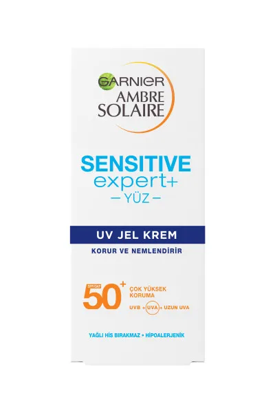Garnier Ambre Solaire Sensitive Expert SPF50+ Güneş Koruyucu Jel Krem 50ml 260487