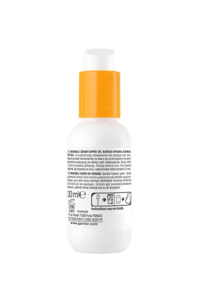 Garnier Invisible Spf50 Süper Uv Günlük Güneş Koruyucu Serum 30 ml 260359