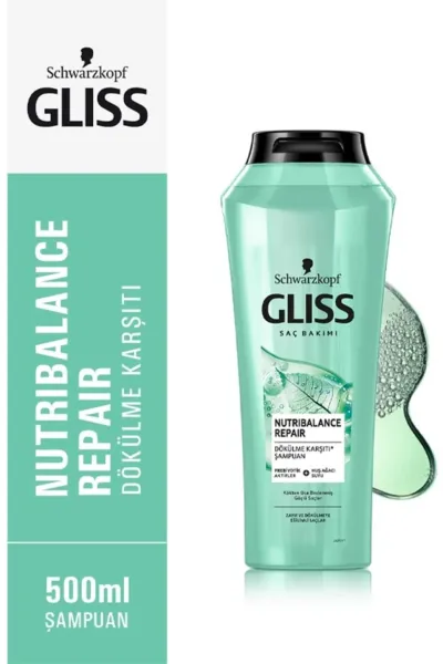 Gliss Nutribalance Repair Saç Dökülmesi Karşiti Şampuan 500 Ml 275244