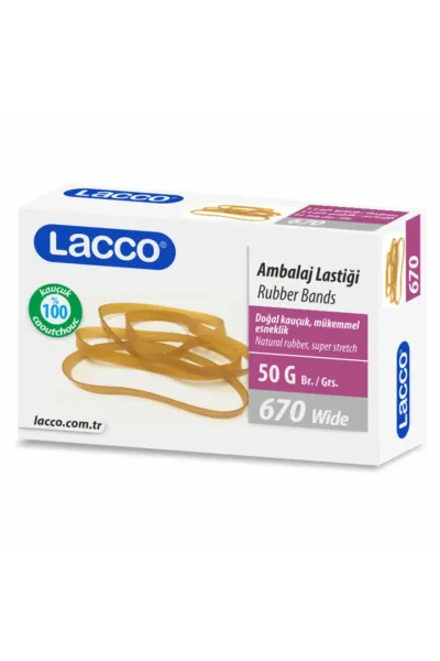 Lacco 670 Geniş Ambalaj Paketleme Lastiği 50 gr 274442