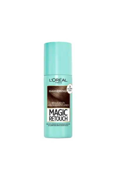 Loreal Paris Magic Retouch Beyazlar İçin Anında Kapatıcı Sprey Kahverengi 75 ml 275599