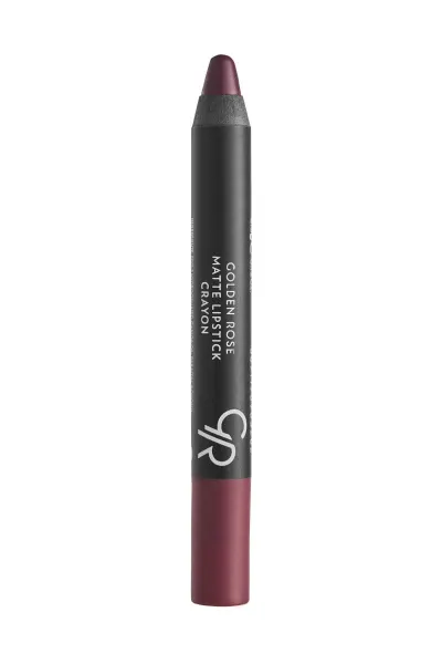 Matte Lipstick Crayon - 19 Dark Violet - Mat Kalem Ruj 253178