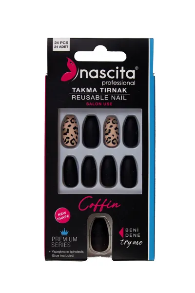Nascita 24'lü Coffin Renkli Takma Tırnak - 146 306803