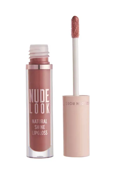 Nude Look Natural Shine Lipgloss - 04 Peachy Nude - Naturel Renkli Dudak Parlatıcısı 252863