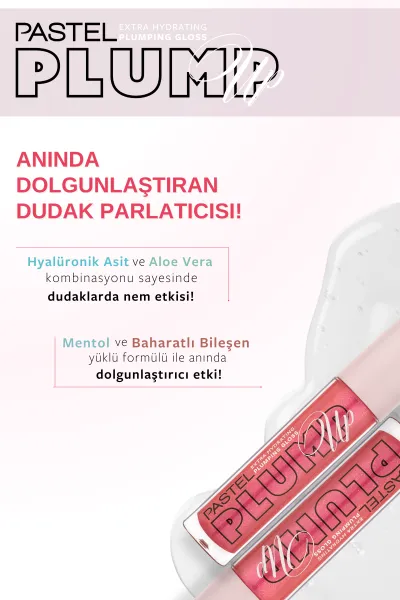 Pastel Plump Up Extra Hydrating Plumping Gloss - Dolgunlaştıran Dudak Parlatıcısı 206 Chic 268697
