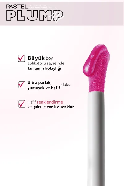 Pastel Plump Up Extra Hydrating Plumping Gloss - Dolgunlaştıran Dudak Parlatıcısı 207 Mariposa 268698