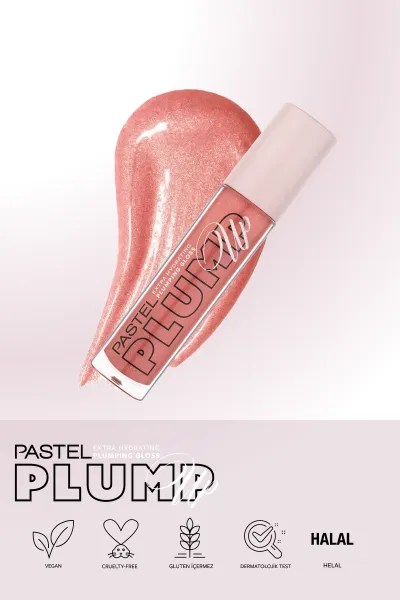 Pastel Plump Up Extra Hydrating Plumping Gloss - Dolgunlaştıran Dudak Parlatıcısı 208 Shimmer Nude 268699