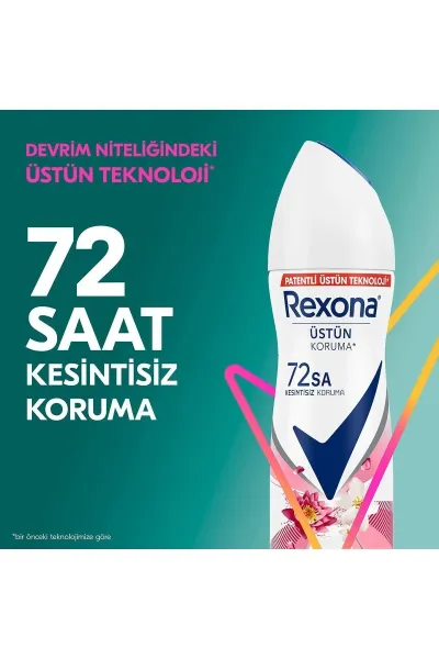 Rexona Kadın Sprey Deodorant Sexy Bouquet 72 Saat Kesintisiz Koruma 150 ml 287679