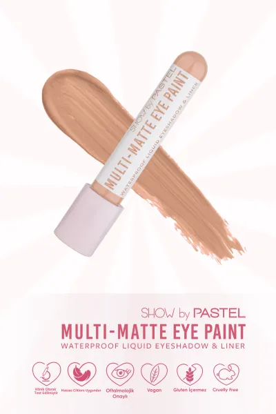 Show by Pastel – Multi Matte Eye Paint Water Proof Liquid Eyeshadow & Liner  82 268817