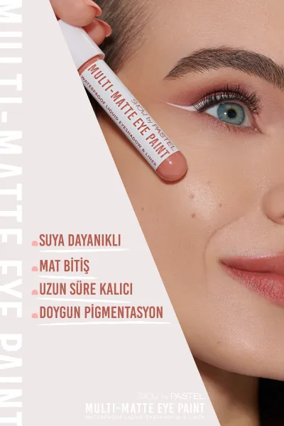 Show by Pastel – Multi Matte Eye Paint Water Proof Liquid Eyeshadow & Liner  83 268821