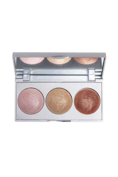 Strobing Highlighter Palette - Pink Gold Bronz - Aydınlatıcı Palet 252410