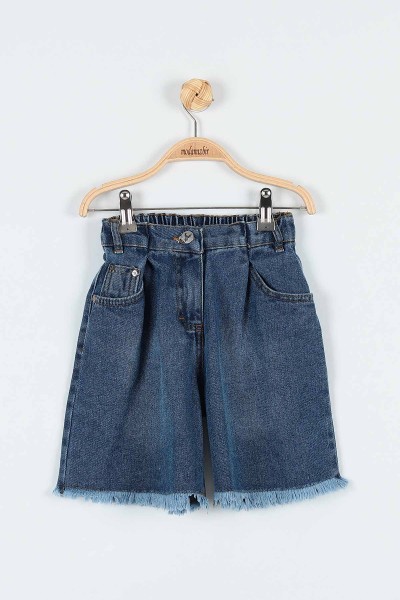 indigo-11-15-yas-kemerden-pileli-paca-detayli-kiz-cocuk-sort-179387
