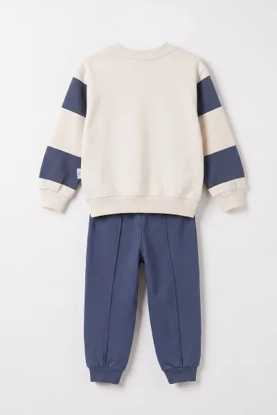 İndigo (2-5 Yaş) Sportif Baskılı Erkek Çocuk Takım 471354