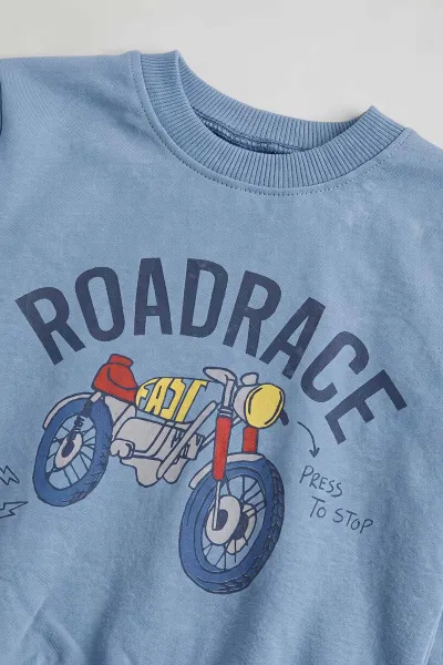 İndigo (2-6 Yaş) RoadRace Baskılı 2 İp Erkek Çocuk Mevsimlik Takım 483956