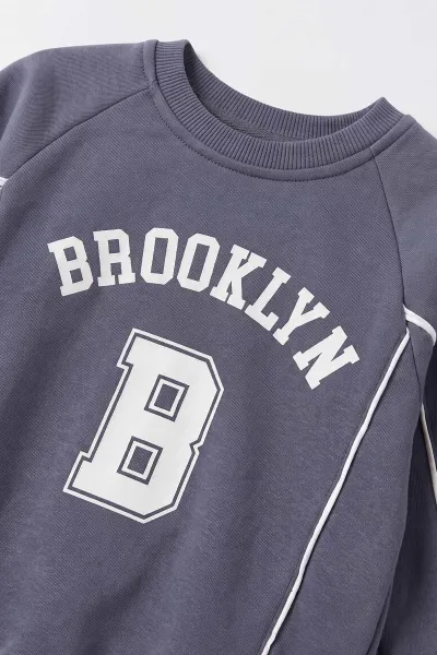 İndigo (3-12 Yaş) Brooklyn Baskılı 3 ip Şardonlu Erkek Çocuk Kışlık Takım 494718