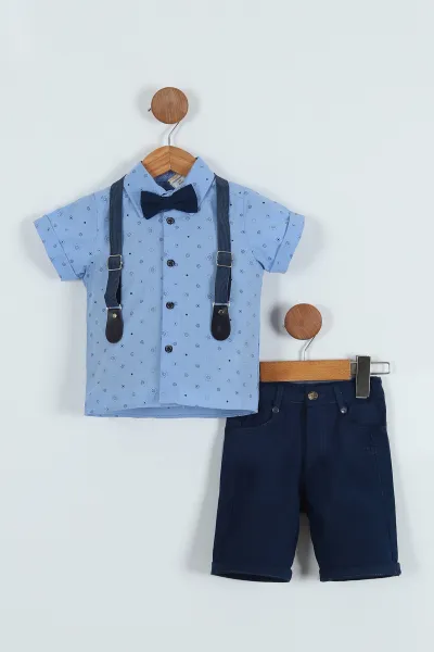 indigo-5-8-yas-papyonlu-desenli-kemer-askili-erkek-cocuk-takim-258744