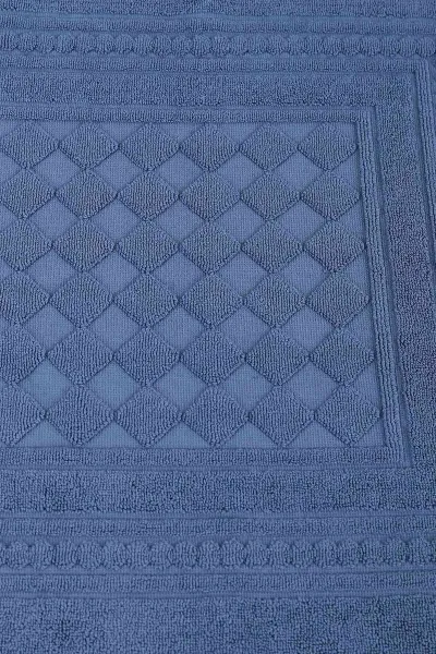 İndigo 50x70 Cm Piramit Desenli Jakarlı Ayak Havlusu 448889