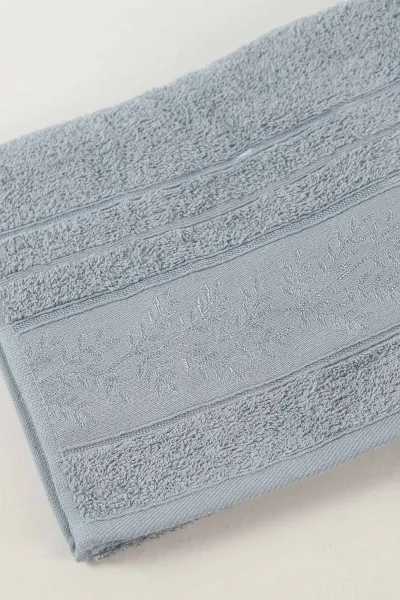 İndigo 50x90 Cm Jakarlı Desenli Bahar Havlu 460454