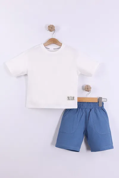 indigo-6-10-yasetiket-detay-muslin-sortlu-erkek-cocuk-takim-450579