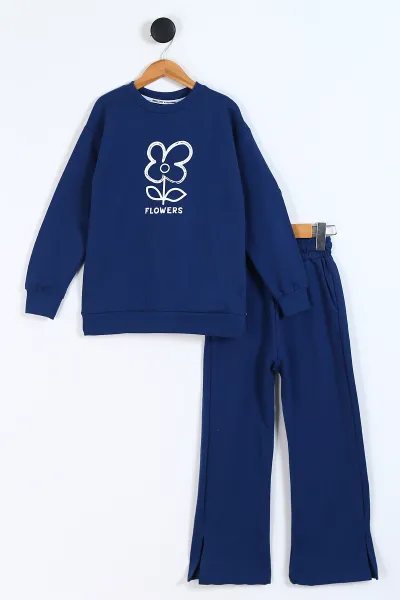 indigo-6-9-yas-on-arka-cicek-baskili-kiz-cocuk-takim-337098