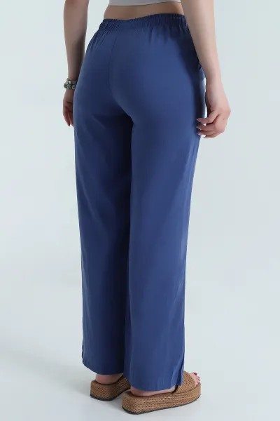 İndigo Beli Lastikli Modal Kadın Pantolon 478952