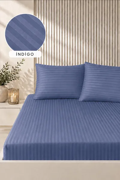 indigo-bella-home-160x200-cm-cift-kisilik-cizgili-saten-carsaf-seti-483031