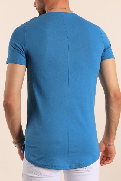 İndigo Sırt Dikişli Erkek Tişört 188046