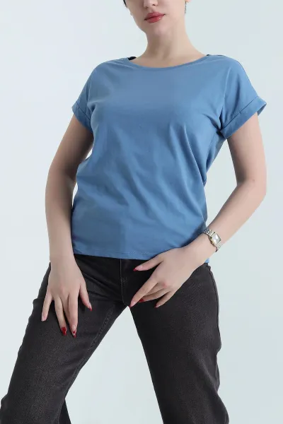 İndigo Duble Kol Süprem Kadın Tişört 438594