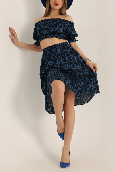 indigo-etek-bluz-dokuma-ikili-takim-176505