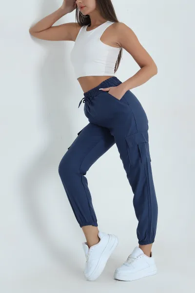 İndigo Kargo Cepli Kadın Pantolon 385449