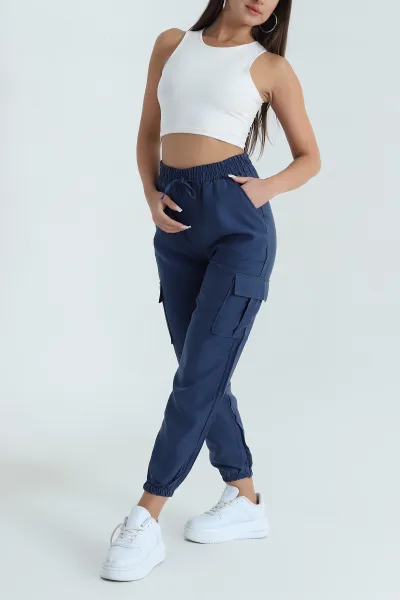 İndigo Kargo Cepli Kadın Pantolon 385449
