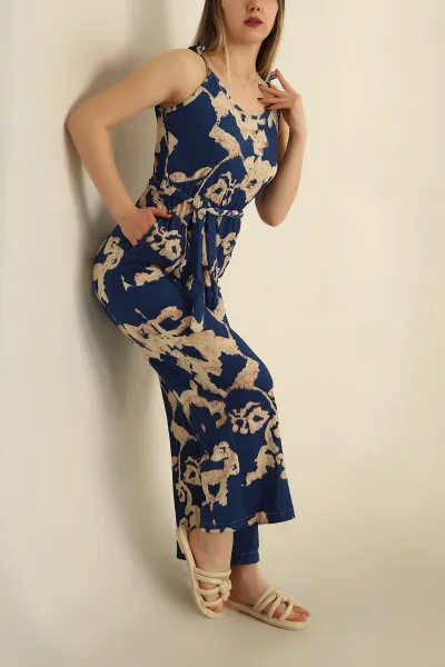 İndigo Kemerli Cepli Bürümcük Tulum 266847