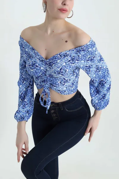 indigo-krinkil-buzgulu-desenli-kadin-bluz-437889