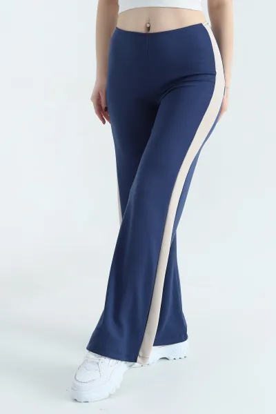 indigo-modal-yan-seritli-kadin-pantolon-341275