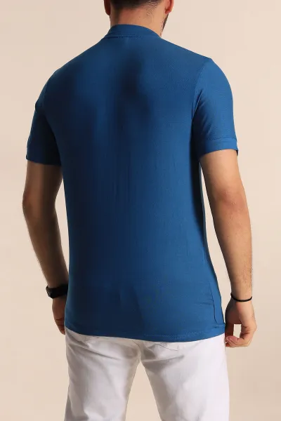 İndigo Slim Fit Basic Likralı Erkek Tişört 268492