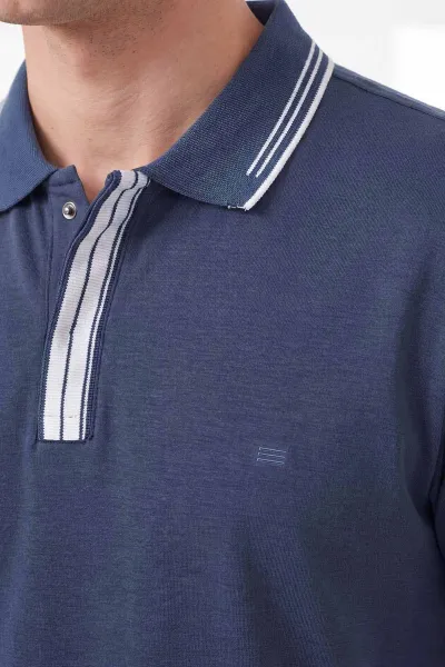 İndigo Oysho Kumaş Polo Yaka Erkek Tişört 462541